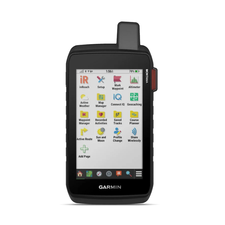 Collection of Garmin montana 710i apps in a gallery layout